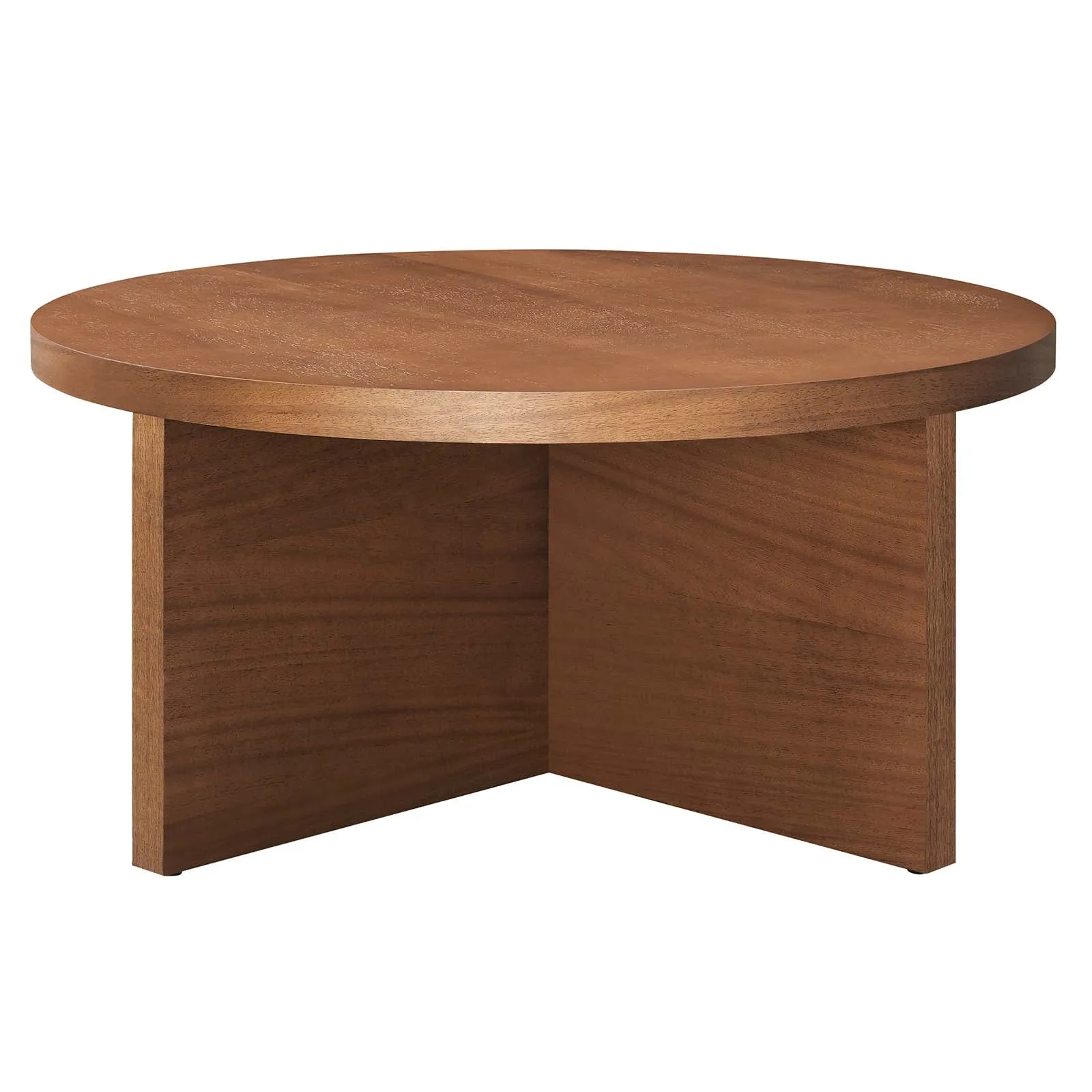 SILAS ROUND WOOD COFFEE TABLE