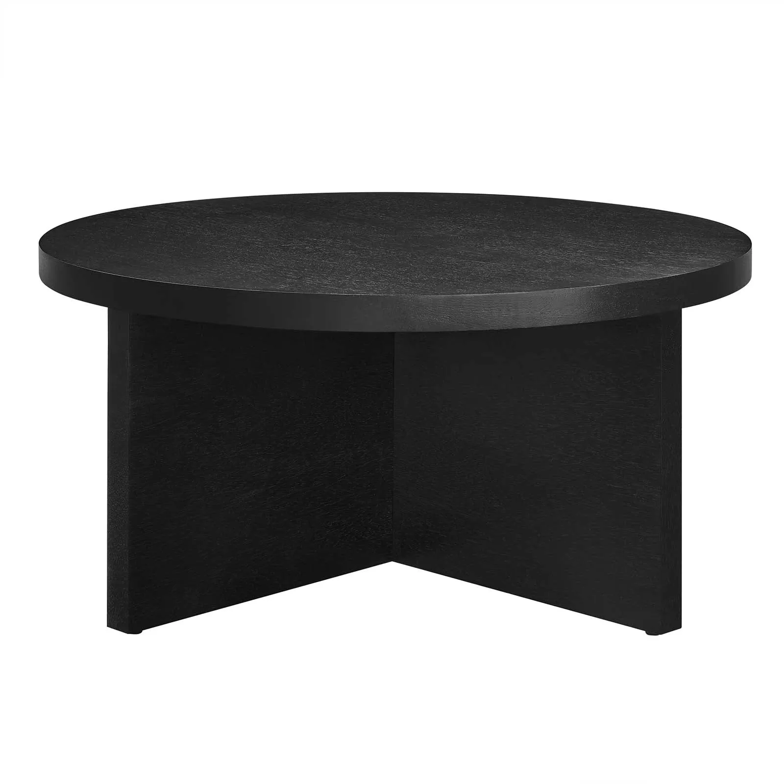 SILAS ROUND WOOD COFFEE TABLE