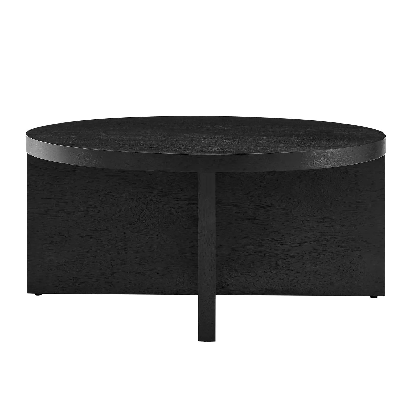 SILAS ROUND WOOD COFFEE TABLE