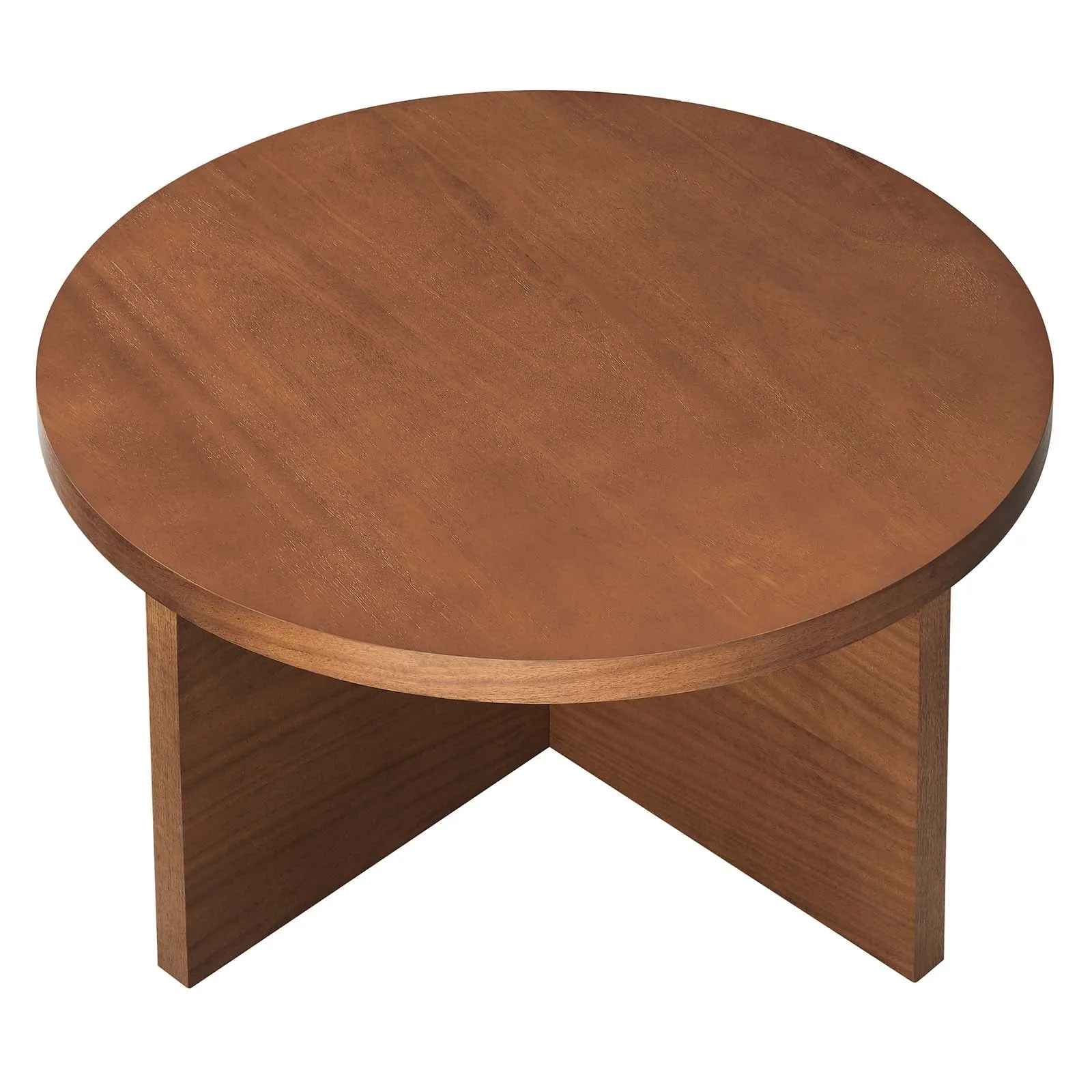 SILAS ROUND WOOD COFFEE TABLE
