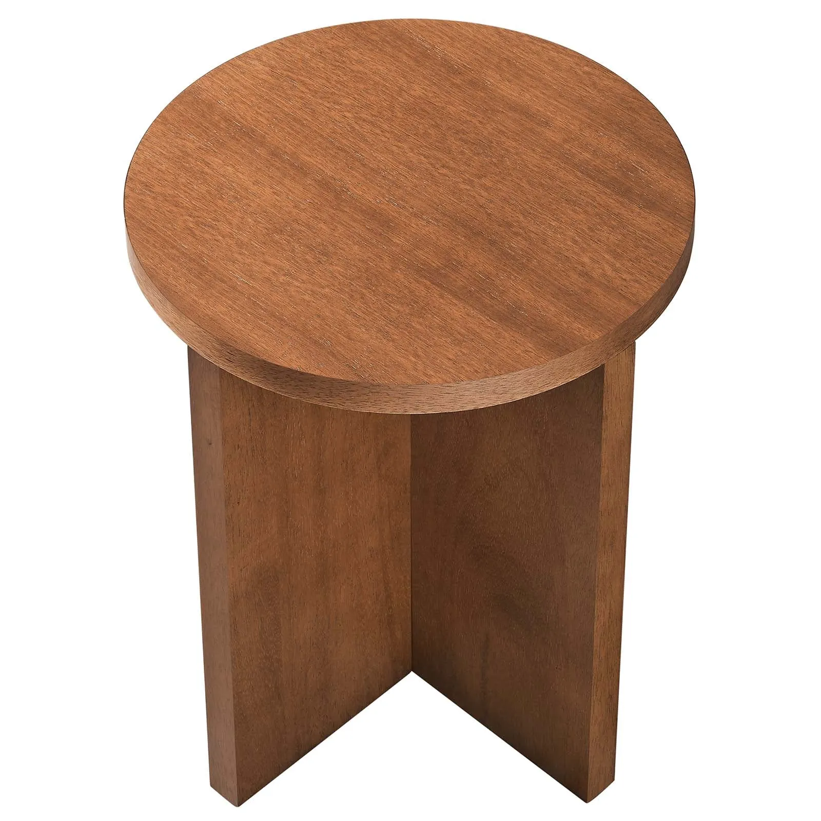 SILAS ROUND WOOD SIDE TABLE