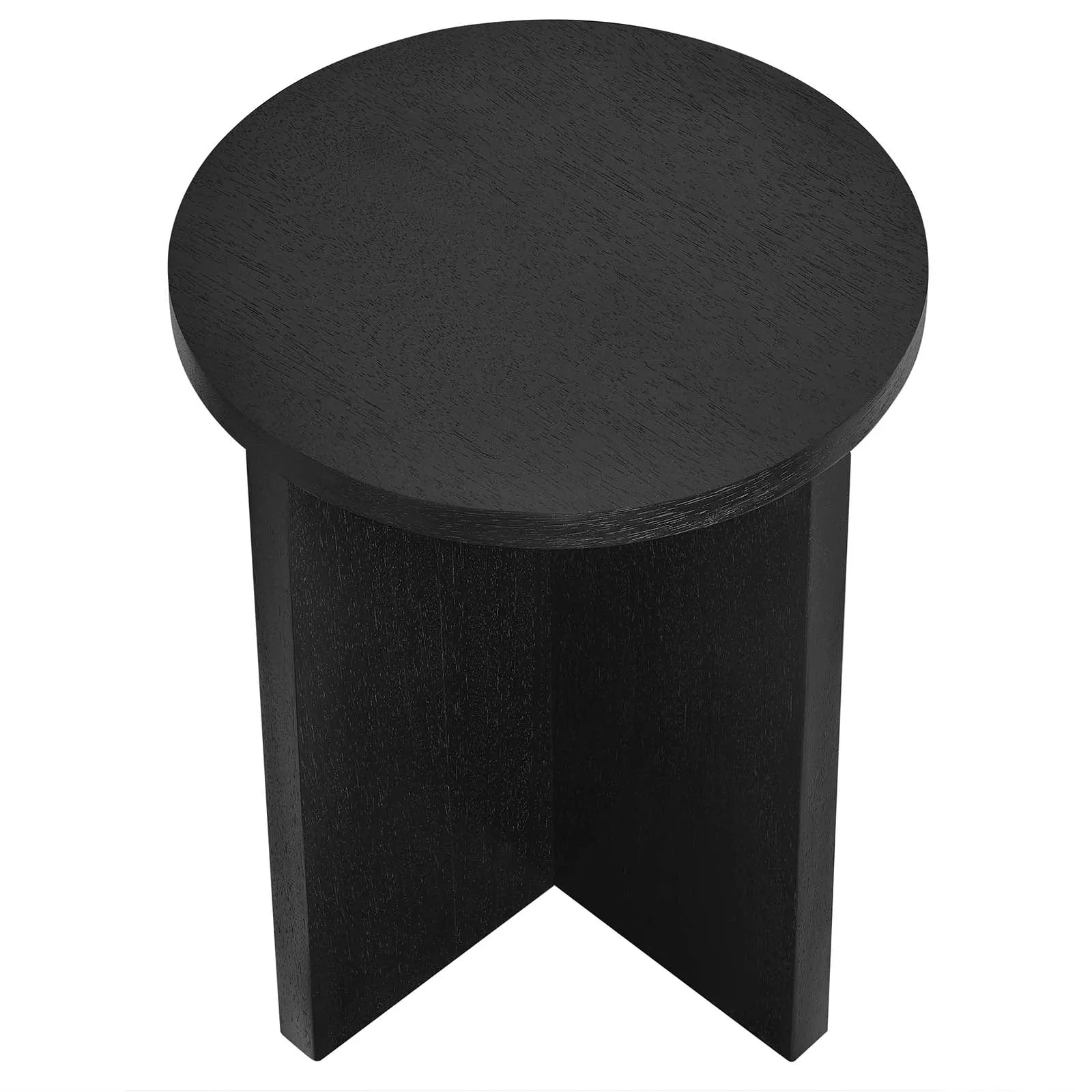 SILAS ROUND WOOD SIDE TABLE