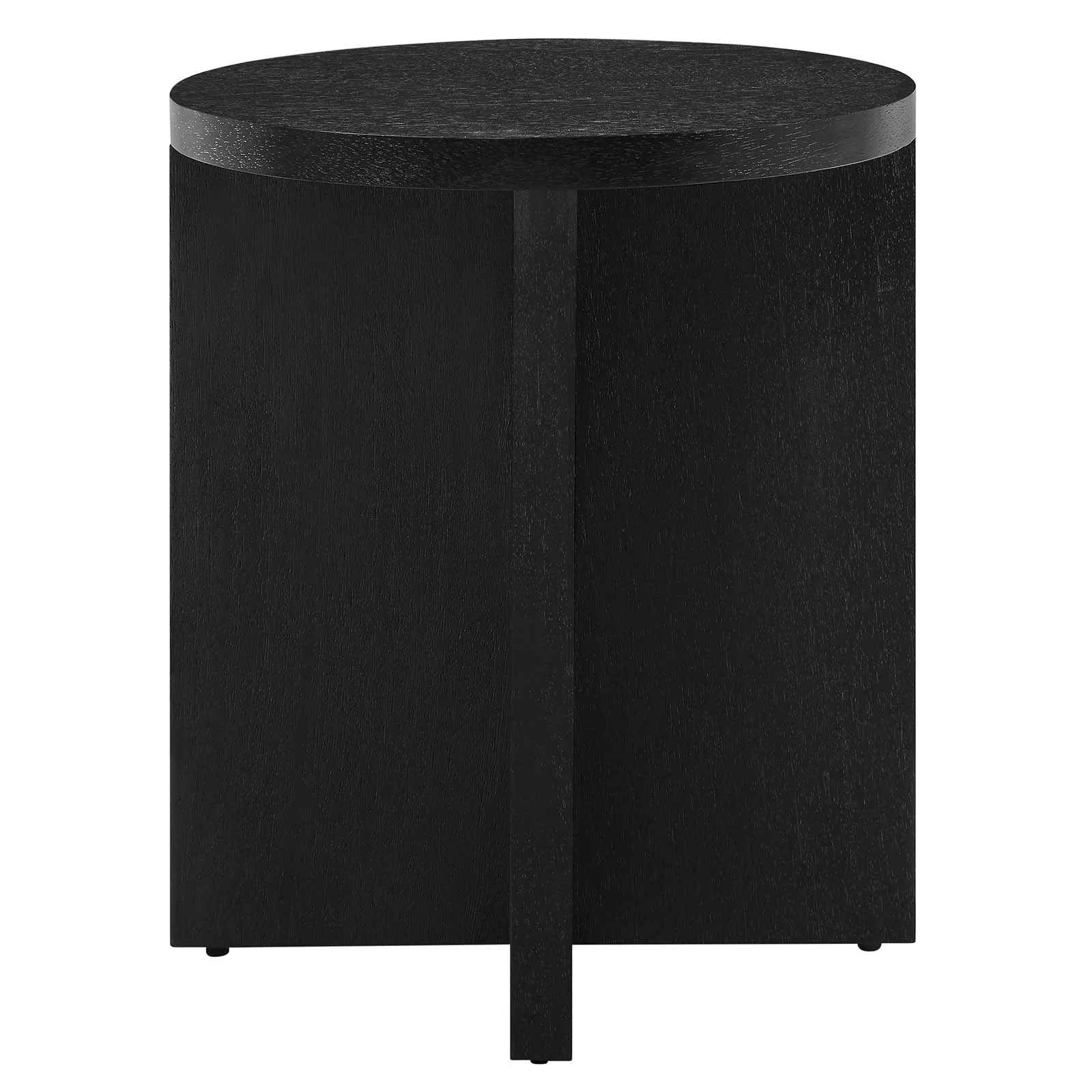 SILAS ROUND WOOD SIDE TABLE