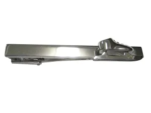Silver Toned Ice Skating Skates Tie Clip
