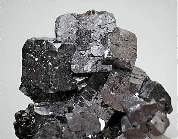SOLD Galena and Sphalerite with Calcite, Rosiclare Level Denton Mine, Ozark-Mahoning Company, Harris Creek District Southern Illinois, Mined c.1987, Roy Smith Collection, Small Cabinet 3.0 x 6.0 x 7.0 cm, $350.  Online 8/20.