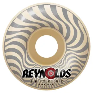 Spitfire 52mm Reynolds 93a Classics Formula Four Skateboard Wheels - White