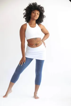 Sport Skort Capris Skirted Leggings