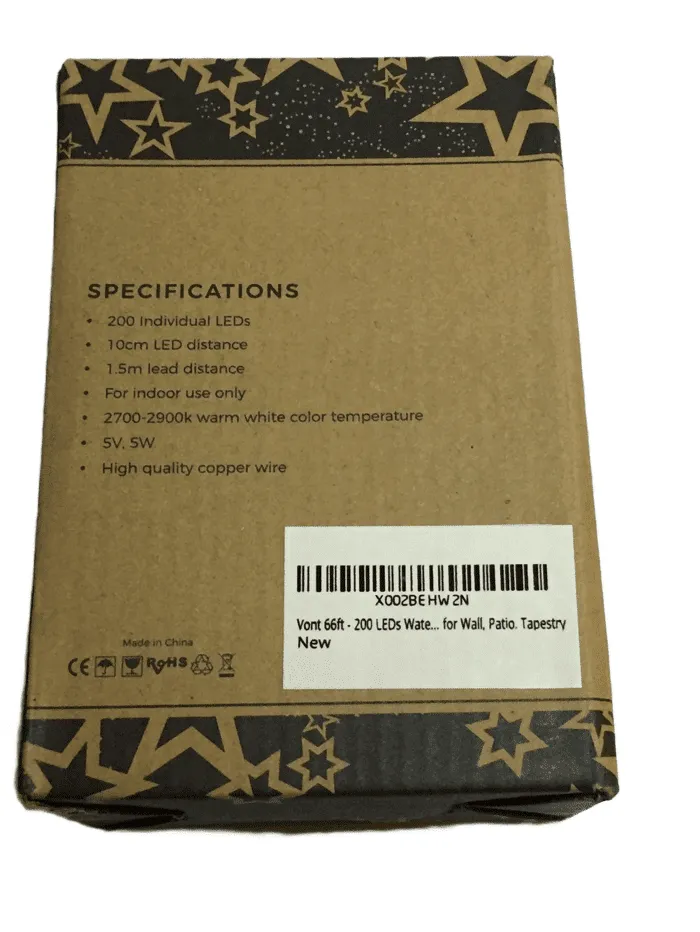 Starry String Lights - 66ft (002)