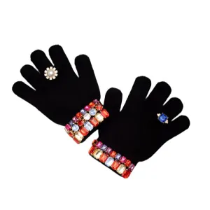 Super Smalls Ice Skating Jeweled Gloves