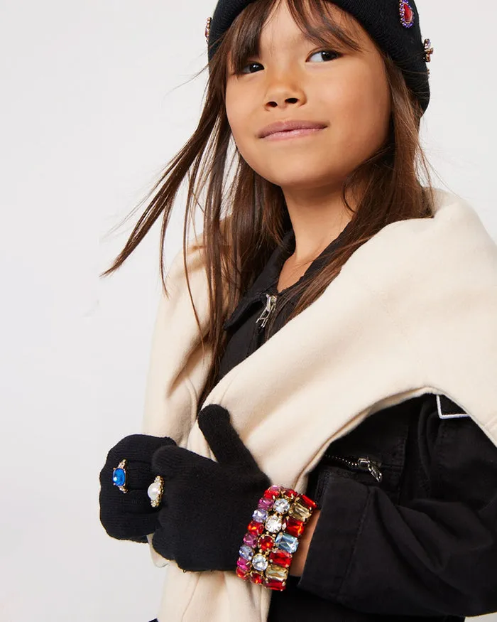 Super Smalls Ice Skating Jeweled Gloves