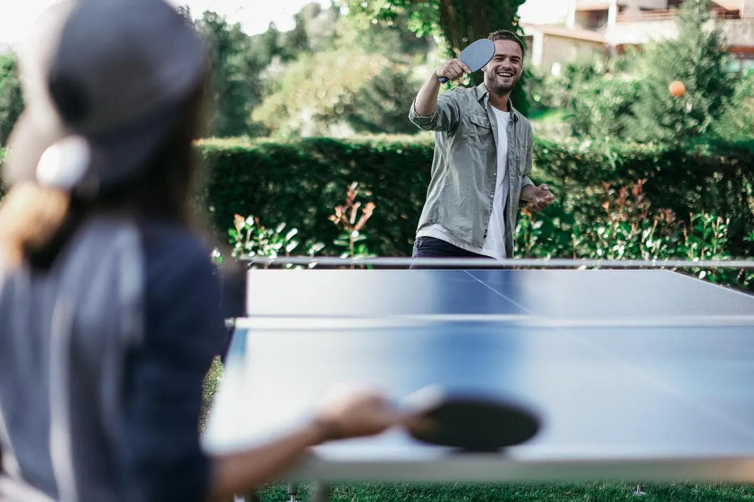 TABLE DE PING PONG EXTÉRIEURE PPT 500.2 BLEUE