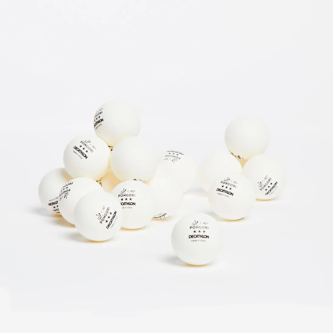 Table Tennis Balls TTB 100 1* 40  72-Pack - White