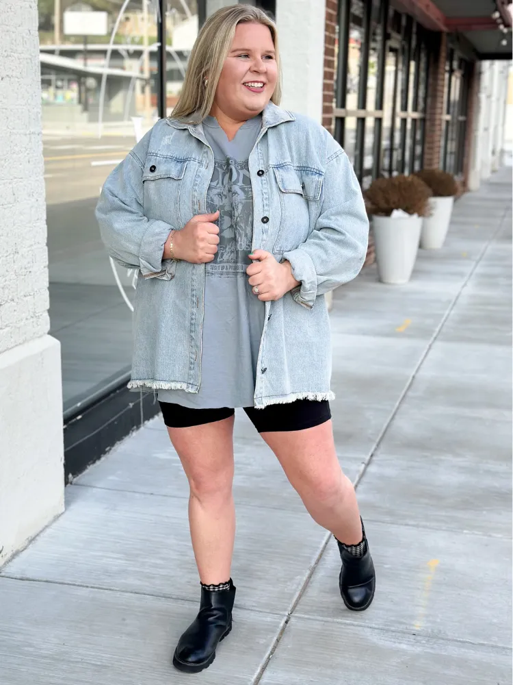 The Bradie Butter Soft Biker Short- Black