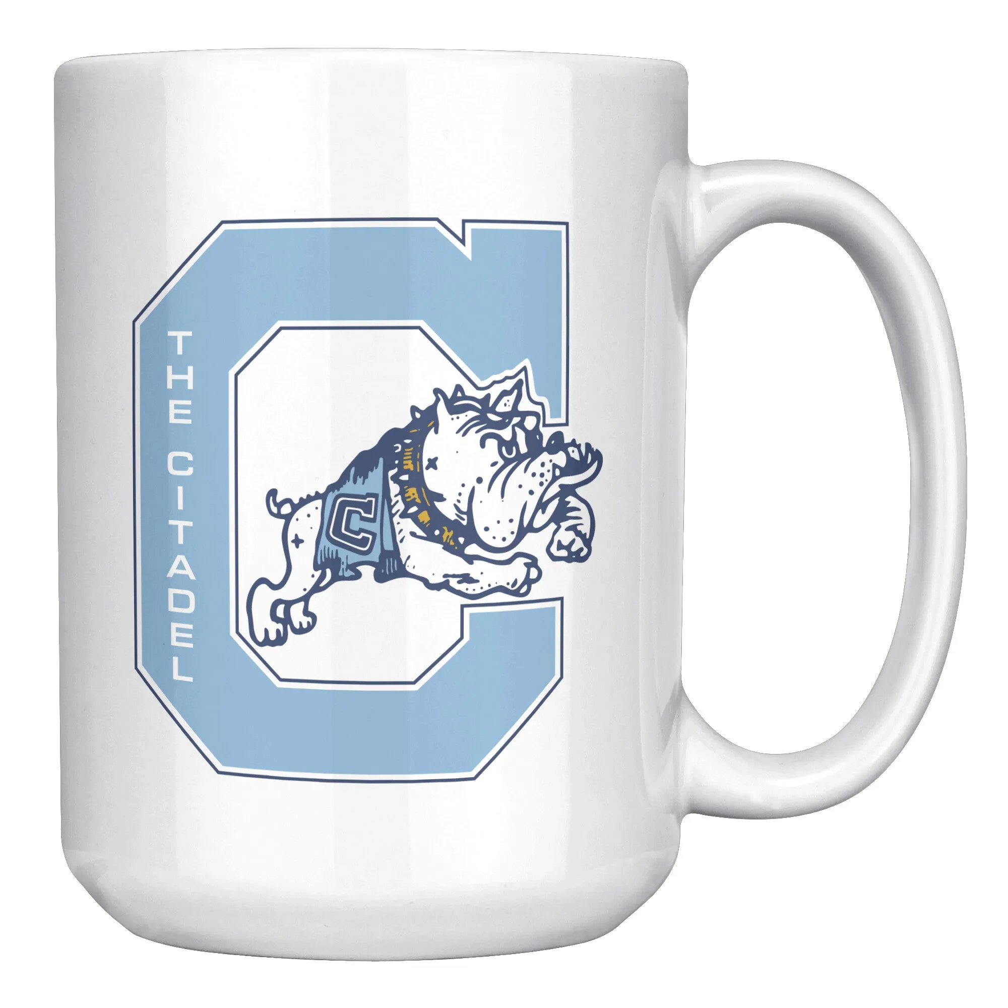 The Citadel Block C Jumping Spike White Mug - 15oz
