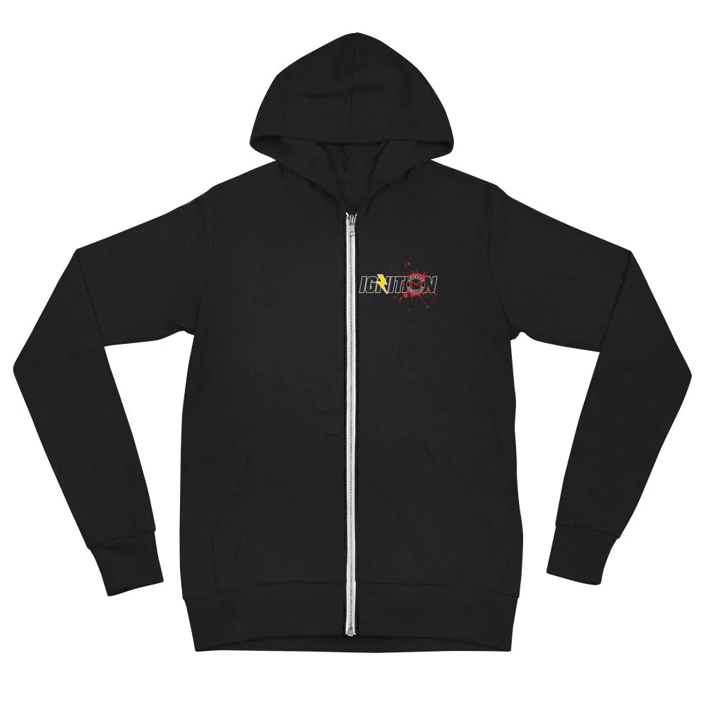 TNT Extreme Wrestling IGNITION Unisex zip hoodie