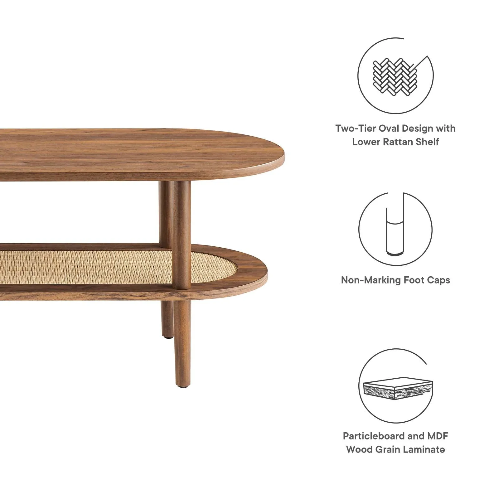 TORUS OVAL COFFEE TABLE