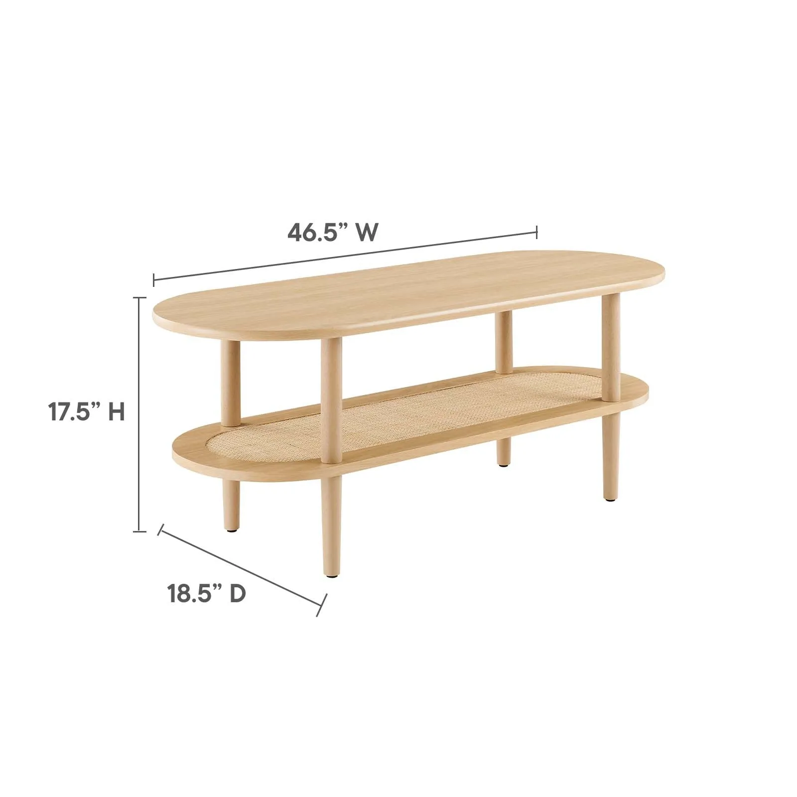 TORUS OVAL COFFEE TABLE