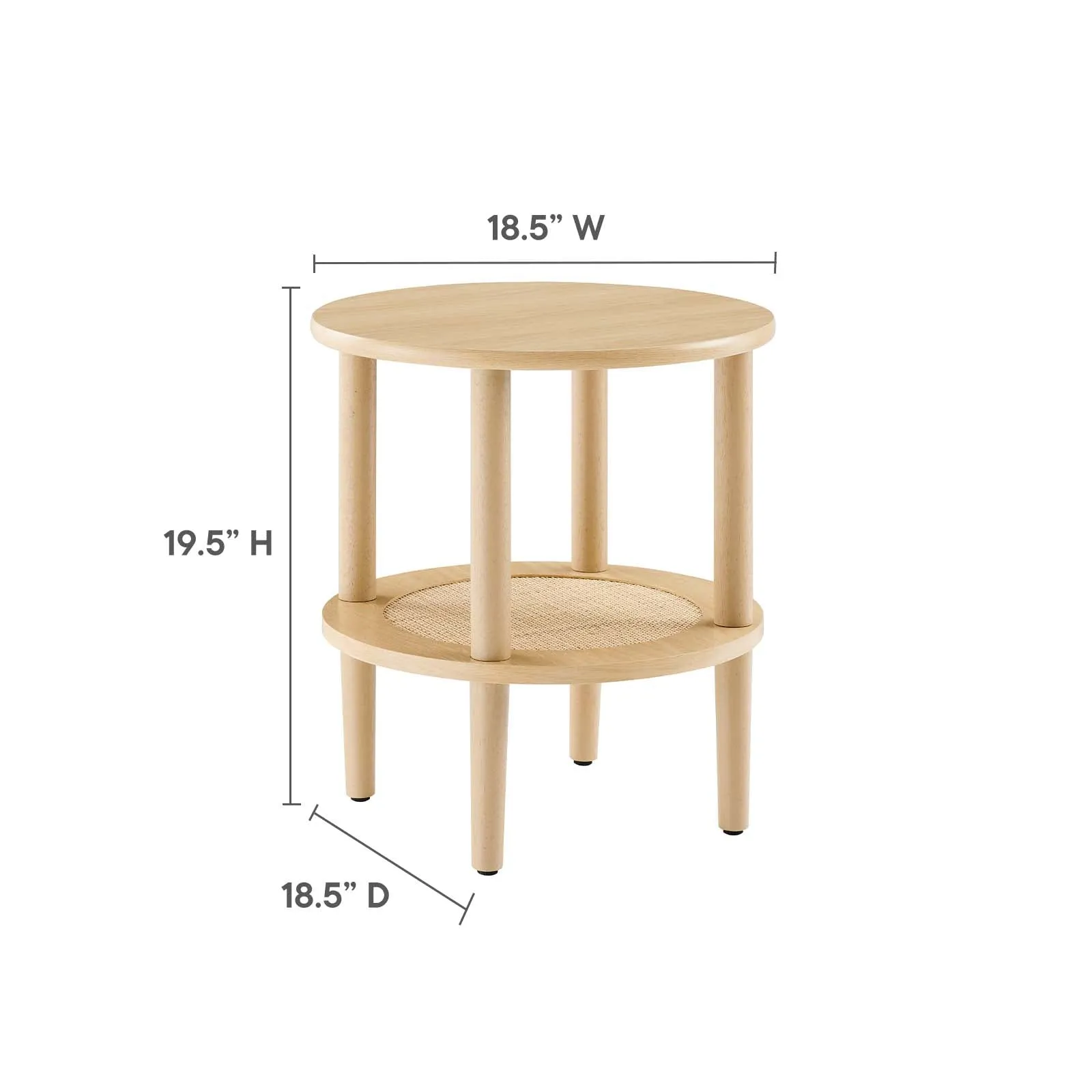 TORUS ROUND SIDE TABLE