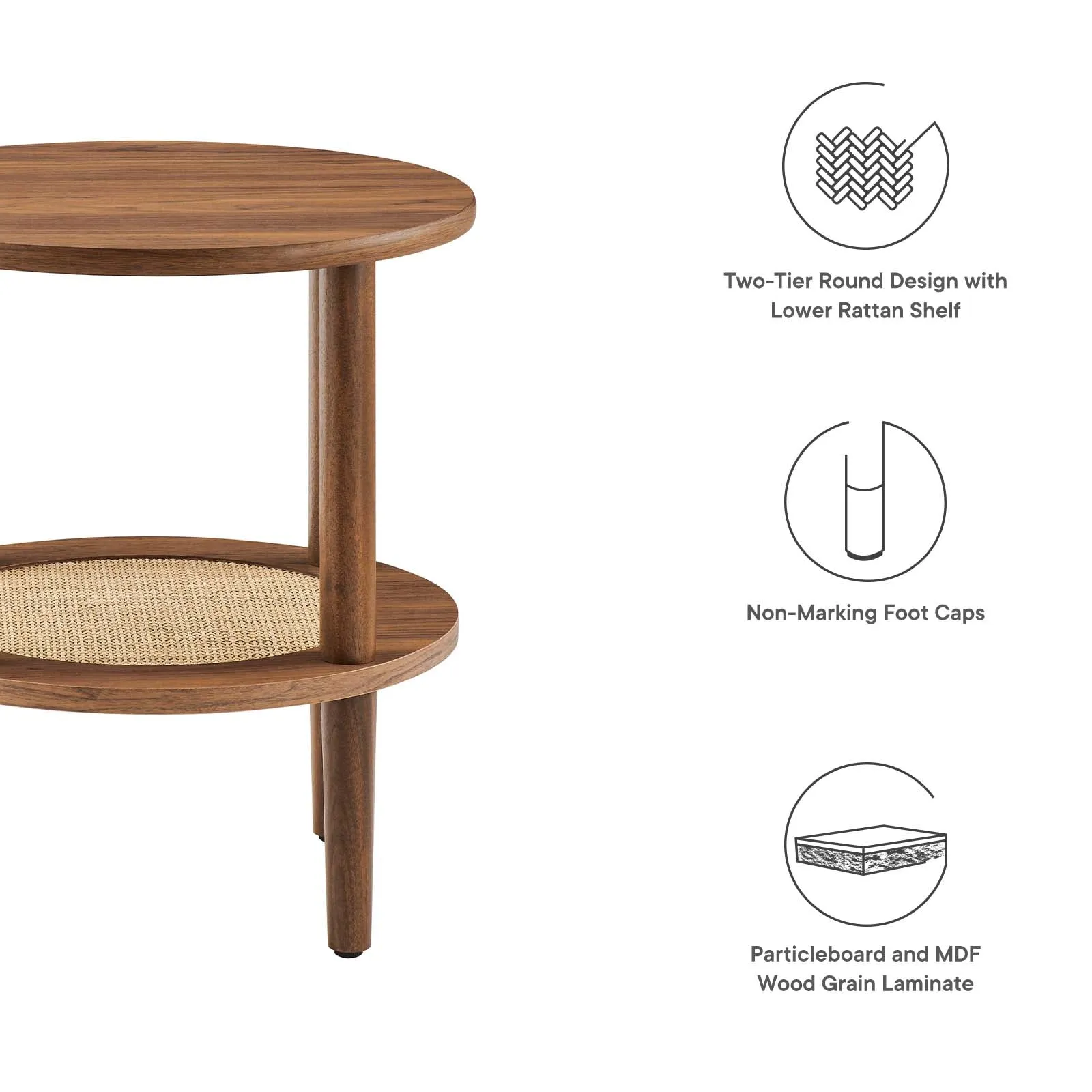 TORUS ROUND SIDE TABLE