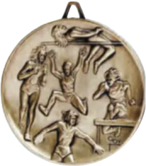 Track & Field Female, High-Quality Satin Finish