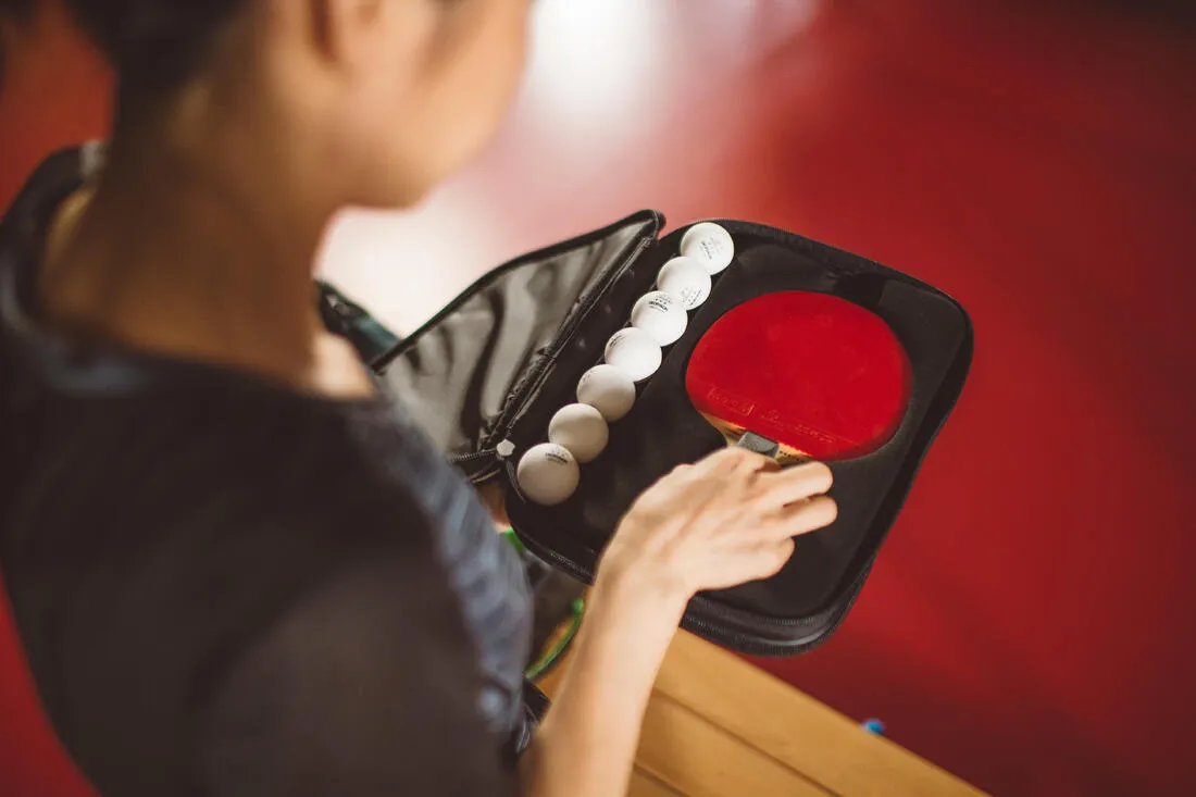 TTC 900 Table Tennis Bat Cover - Black/Gold