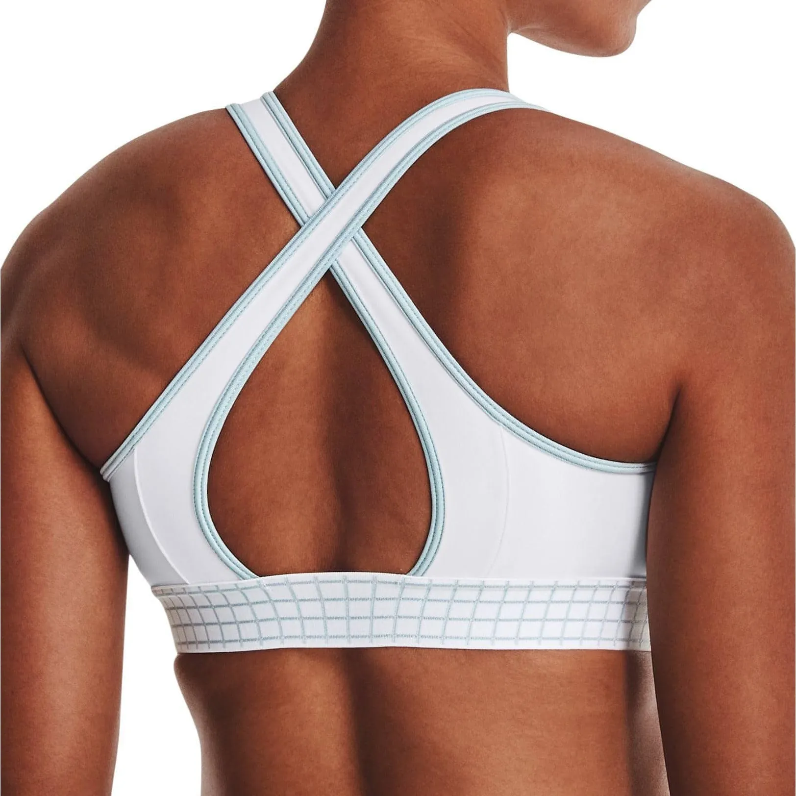 Under Armour Crossback Mid Womens Sports Bra - White