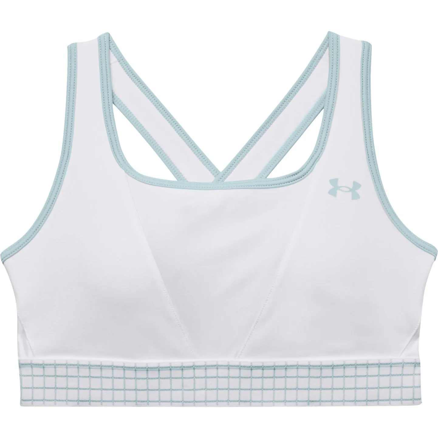 Under Armour Crossback Mid Womens Sports Bra - White