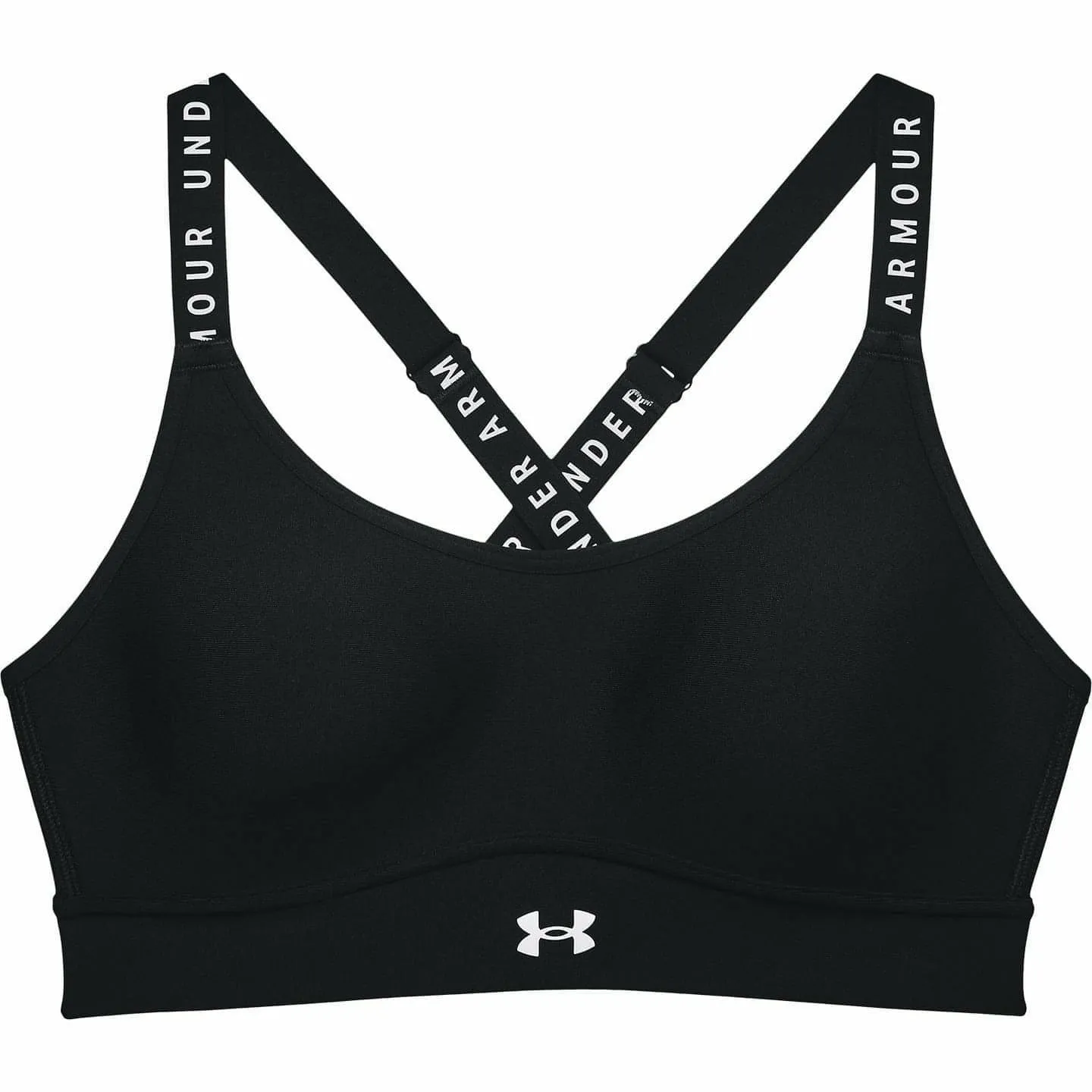 Under Armour Infinity Mid Covered Womens Sports Bra - Black