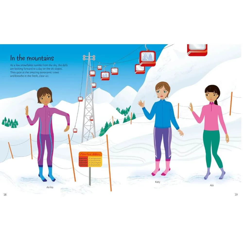 Usborne Winter Wonderland Sticker Dolls