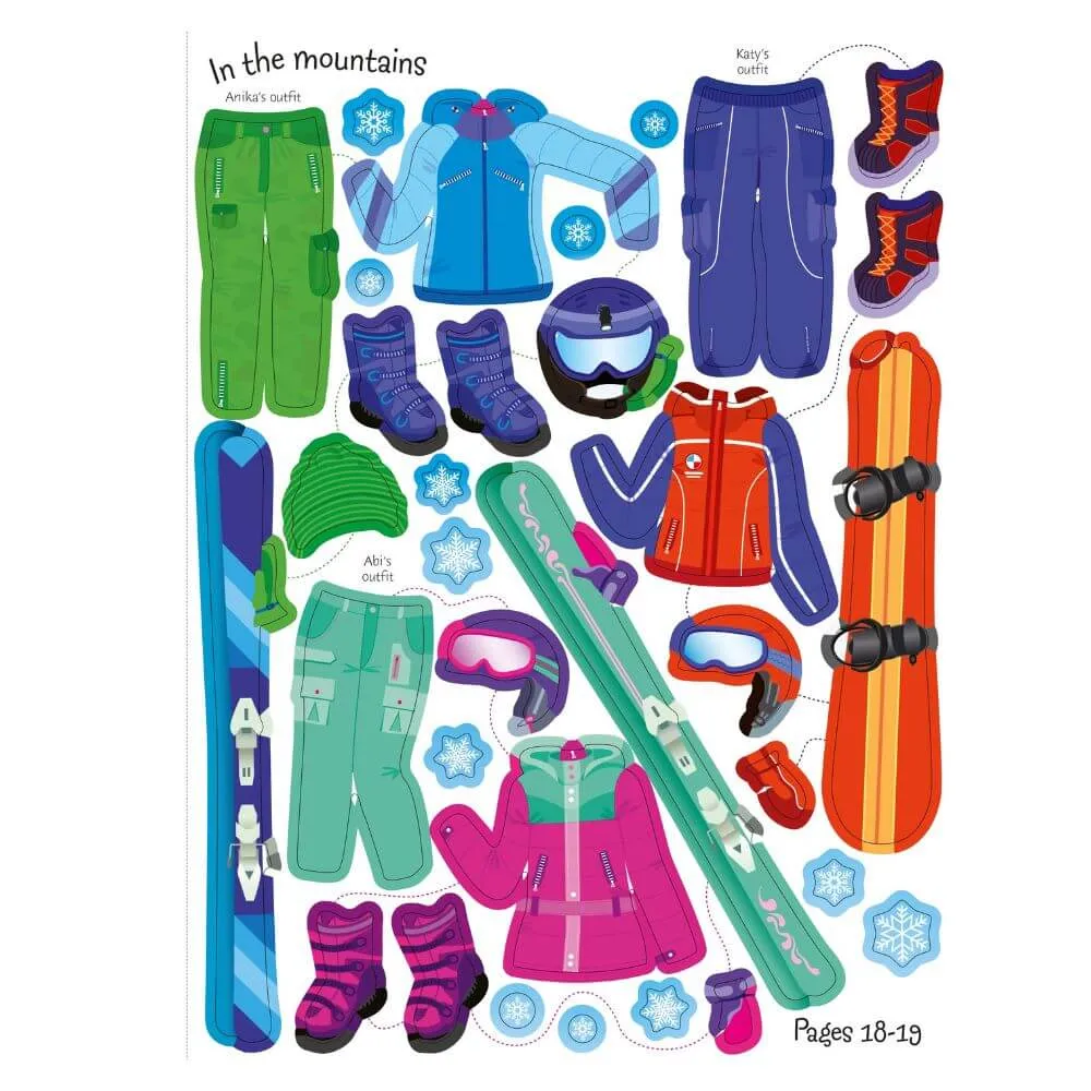 Usborne Winter Wonderland Sticker Dolls