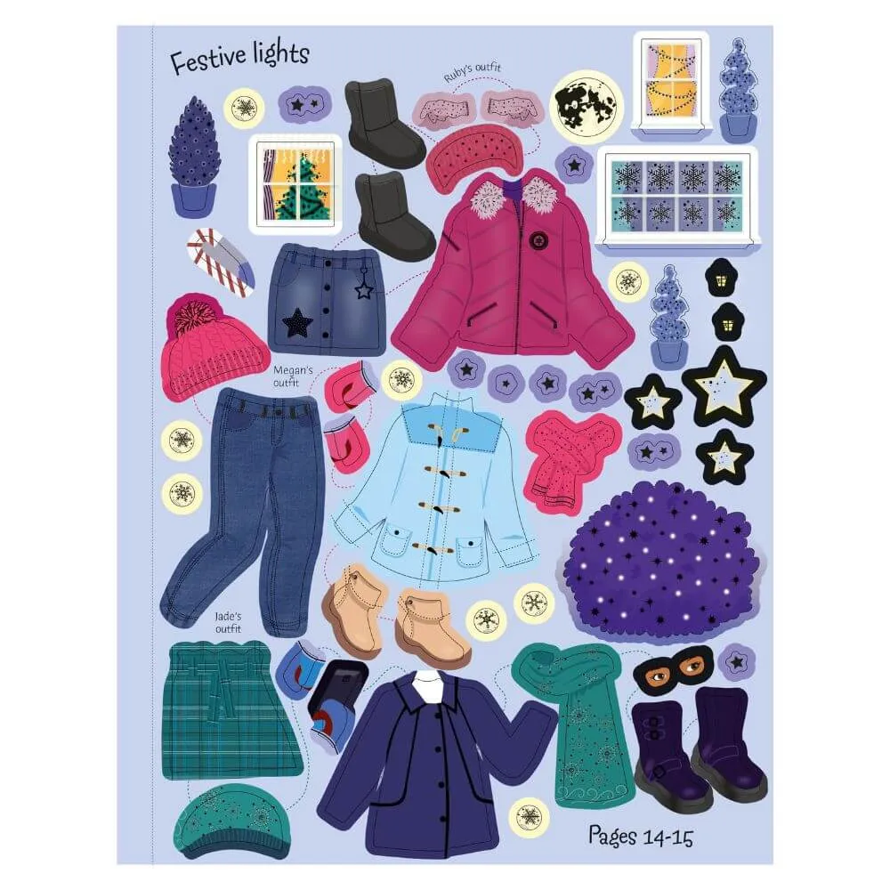 Usborne Winter Wonderland Sticker Dolls