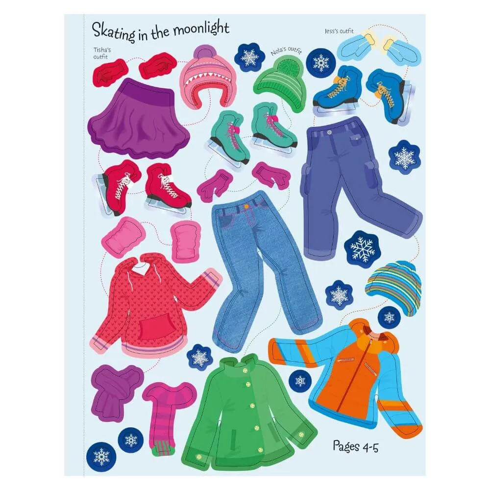 Usborne Winter Wonderland Sticker Dolls