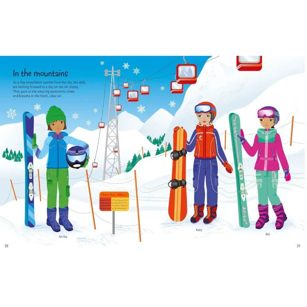 Usborne Winter Wonderland Sticker Dolls