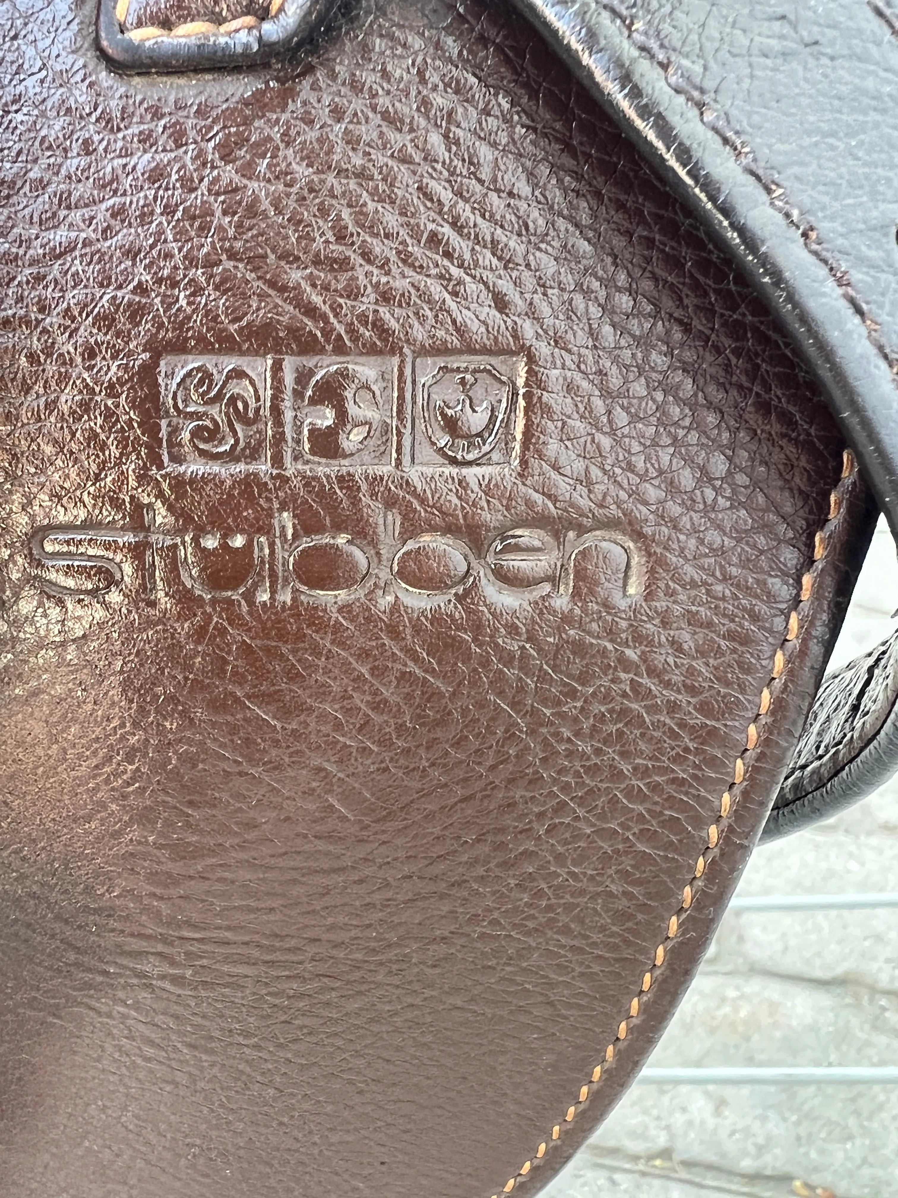 Used Stubben Portos Deluxe 17.5” English Jumping Saddle