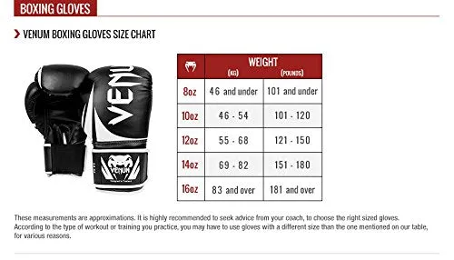 Venum US-VENUM-2049-114-14oz Challenger 2.0 Boxing Gloves, Men's 14oz (Black)