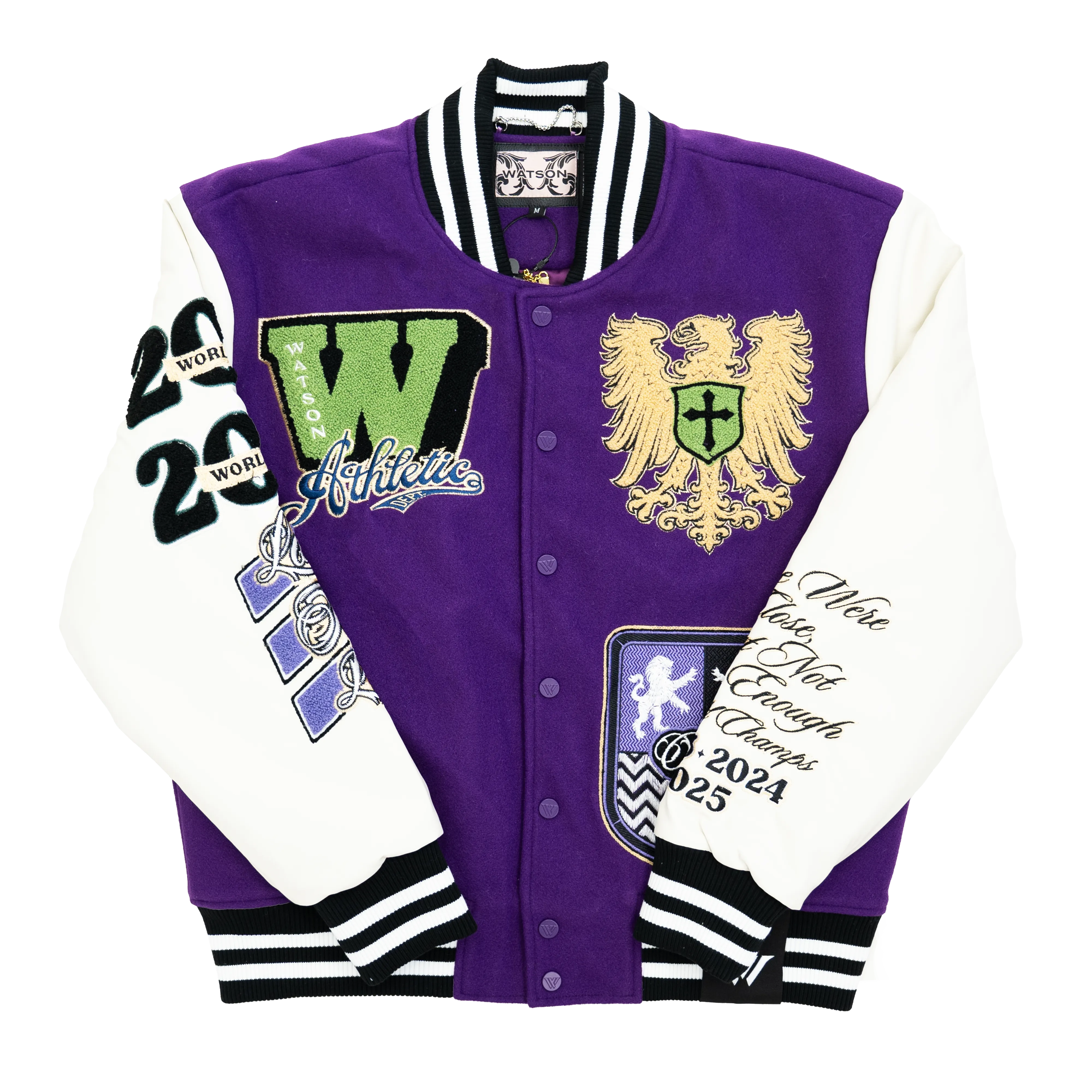 WATSON ATHLETIC DEPARTMENT VARSITY JACKET (PURPLE)