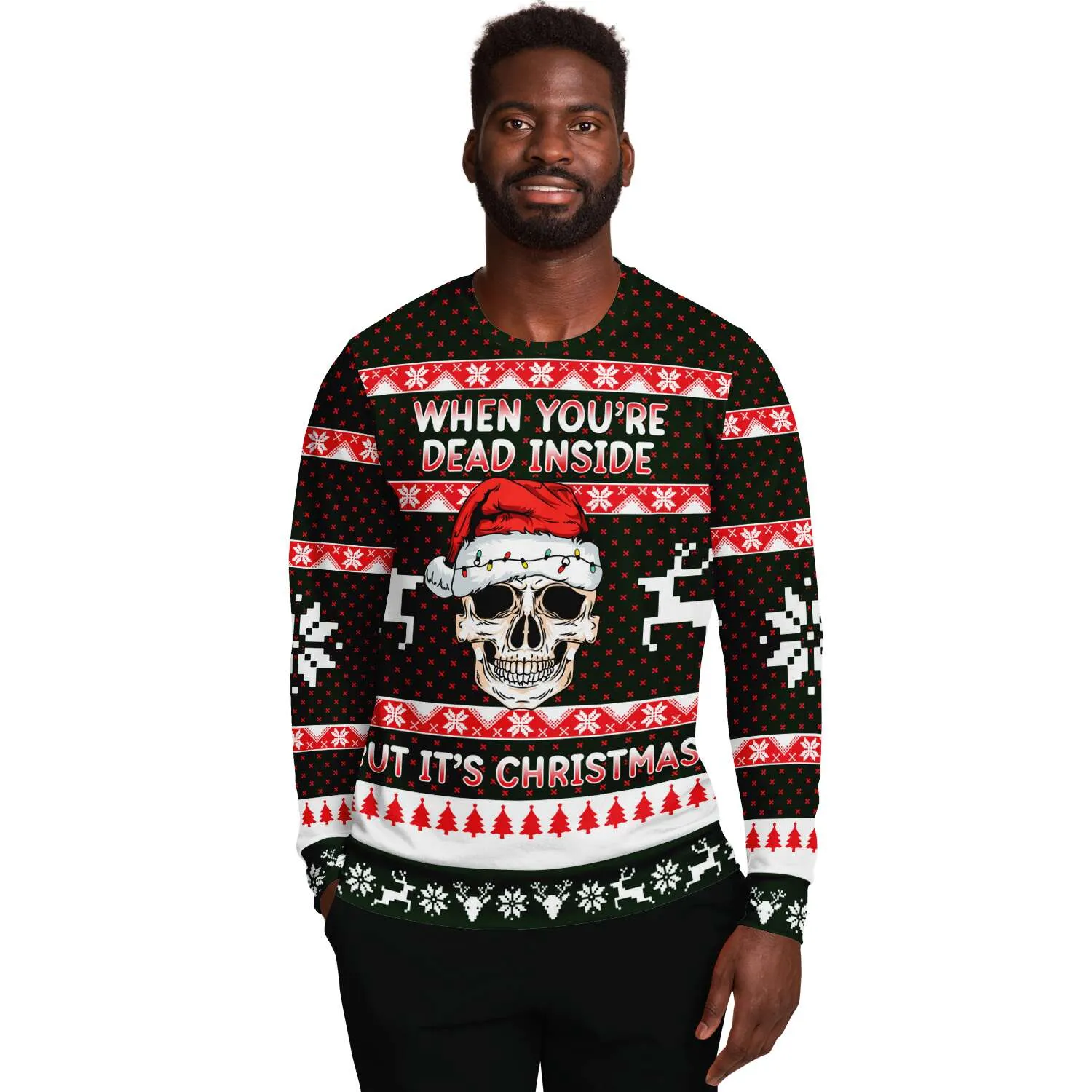 When you're dead inside - Athletic Sweatshirt