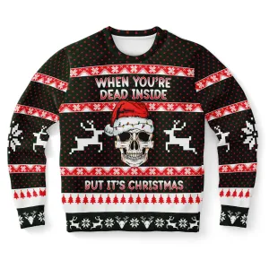 When you're dead inside - Athletic Sweatshirt