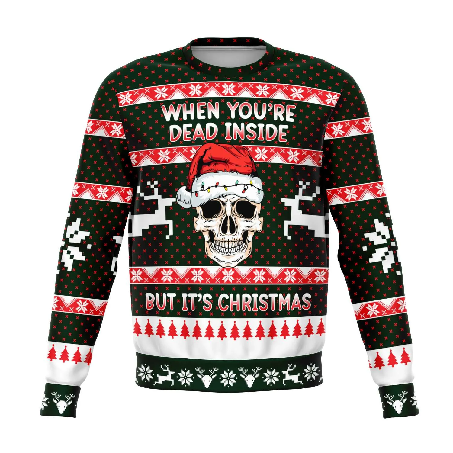 When you're dead inside - Athletic Sweatshirt