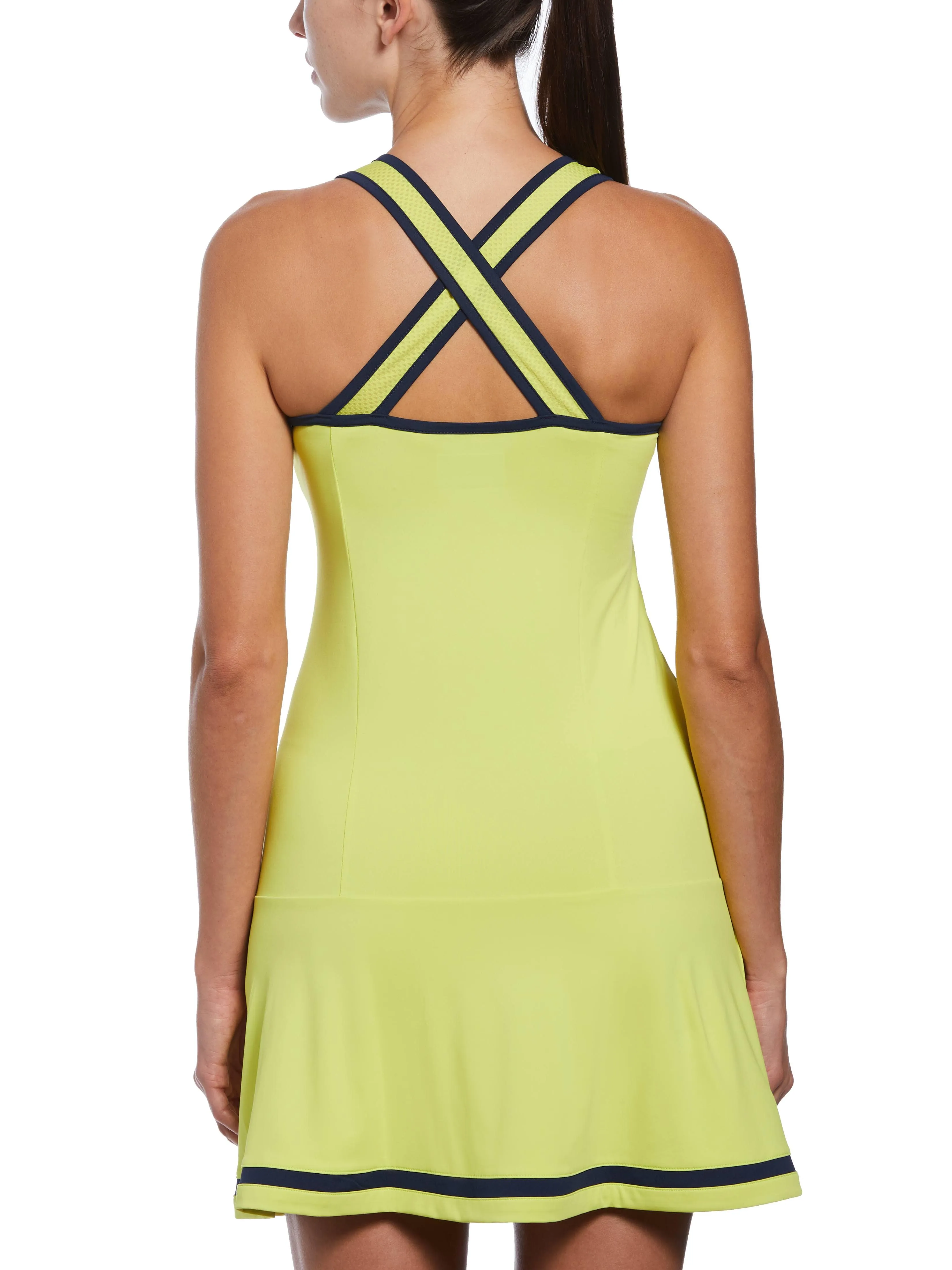 Women's Drop Waist Color Block Tennis Dress