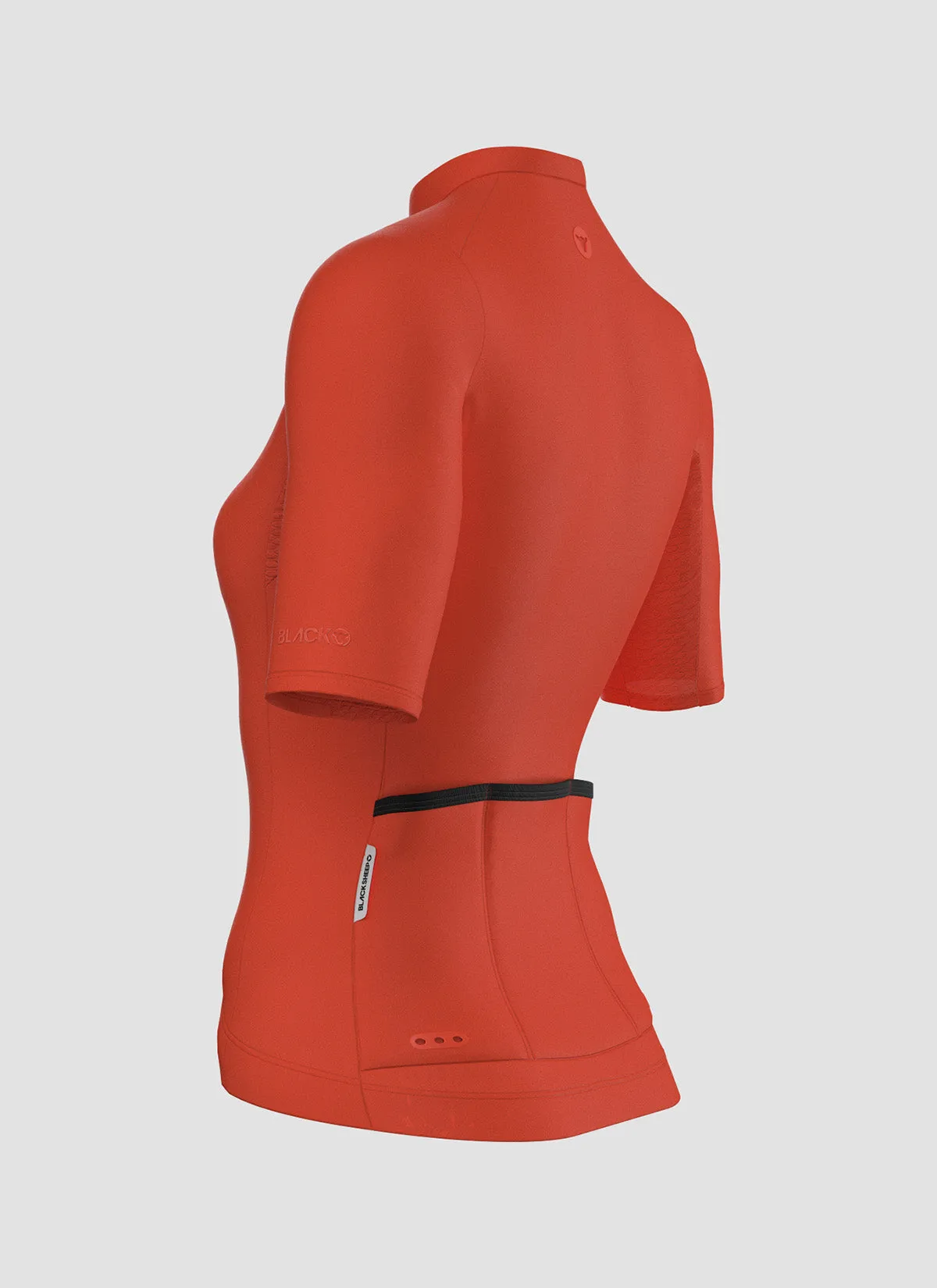 Women's Essentials TEAM Jersey - Mandarin Red