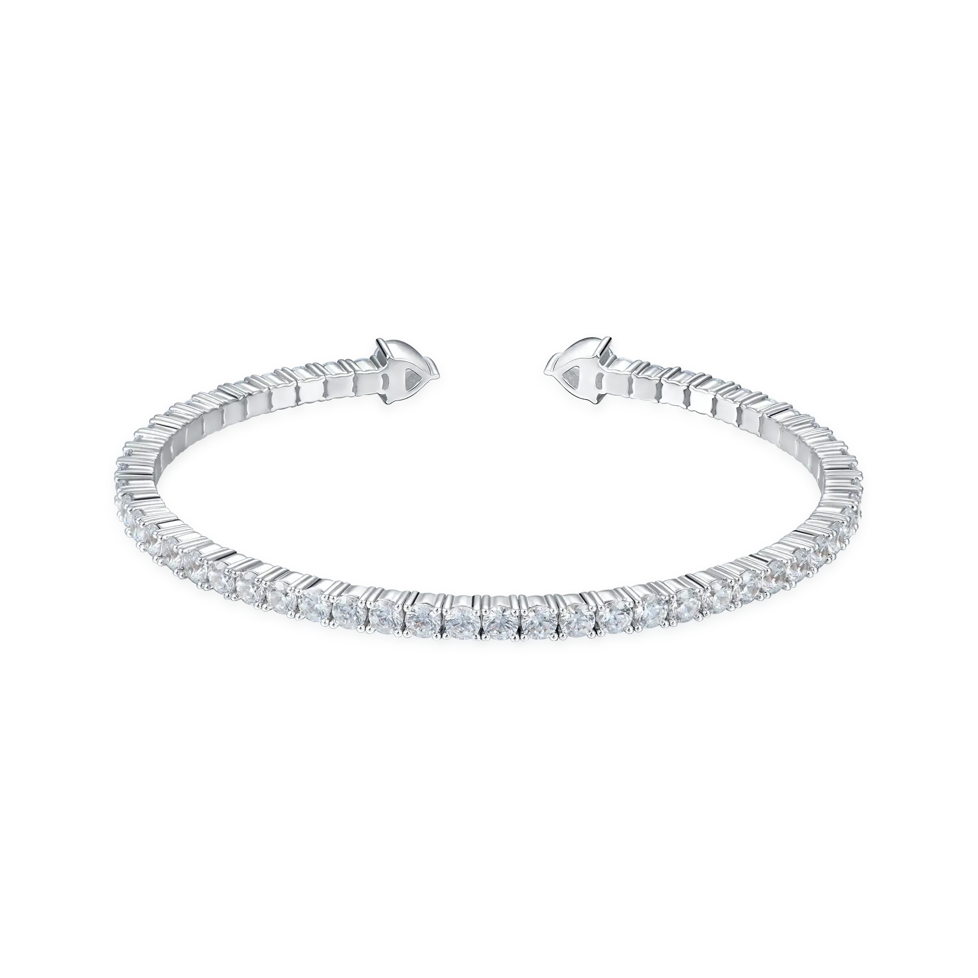 Women's Multiple Spring Tennis Bangle Bracelet