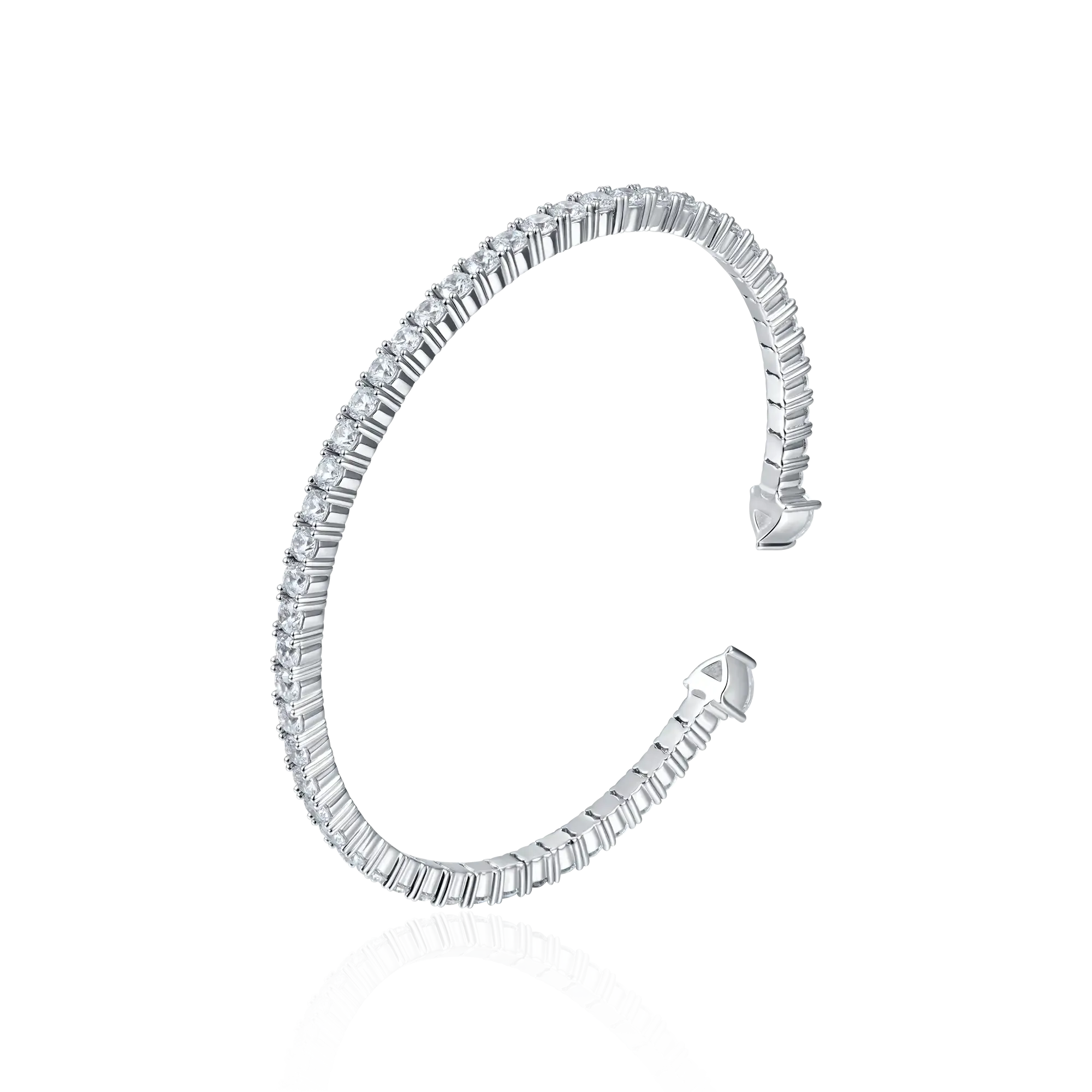 Women's Multiple Spring Tennis Bangle Bracelet