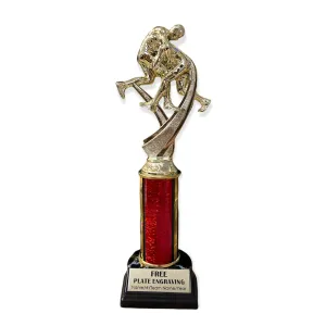 Wrestling Trophy - Colored Column