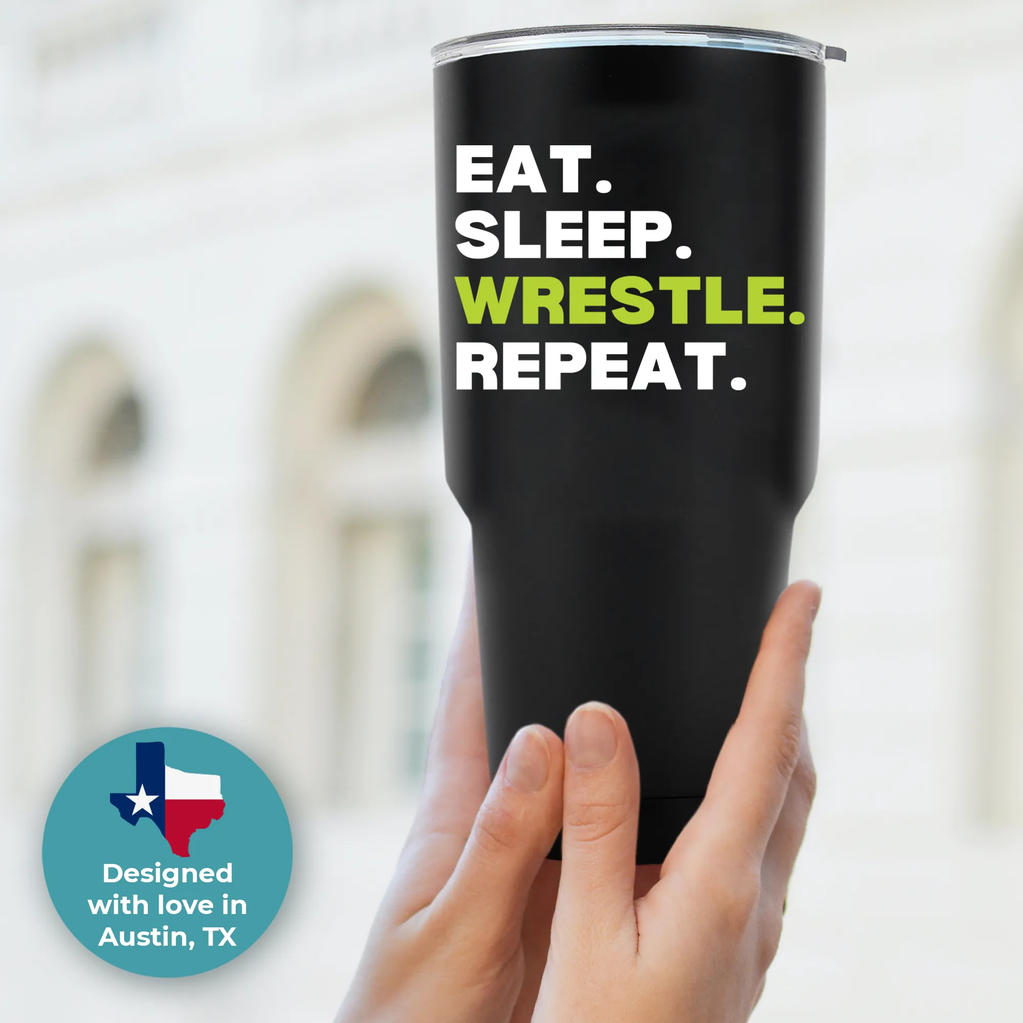 Wrestling Tumbler 30oz