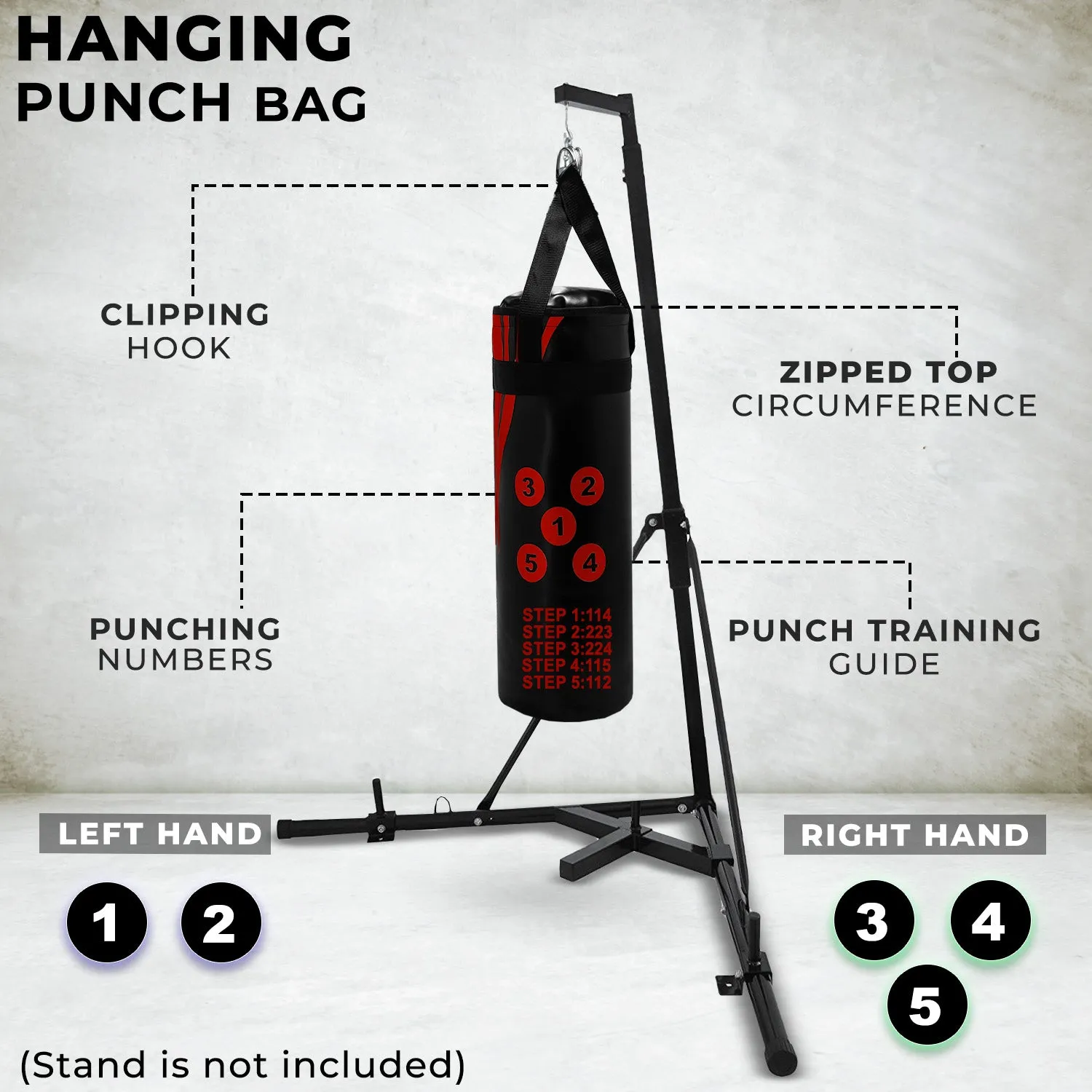 Xn8 Brio Punch Bag 3ft