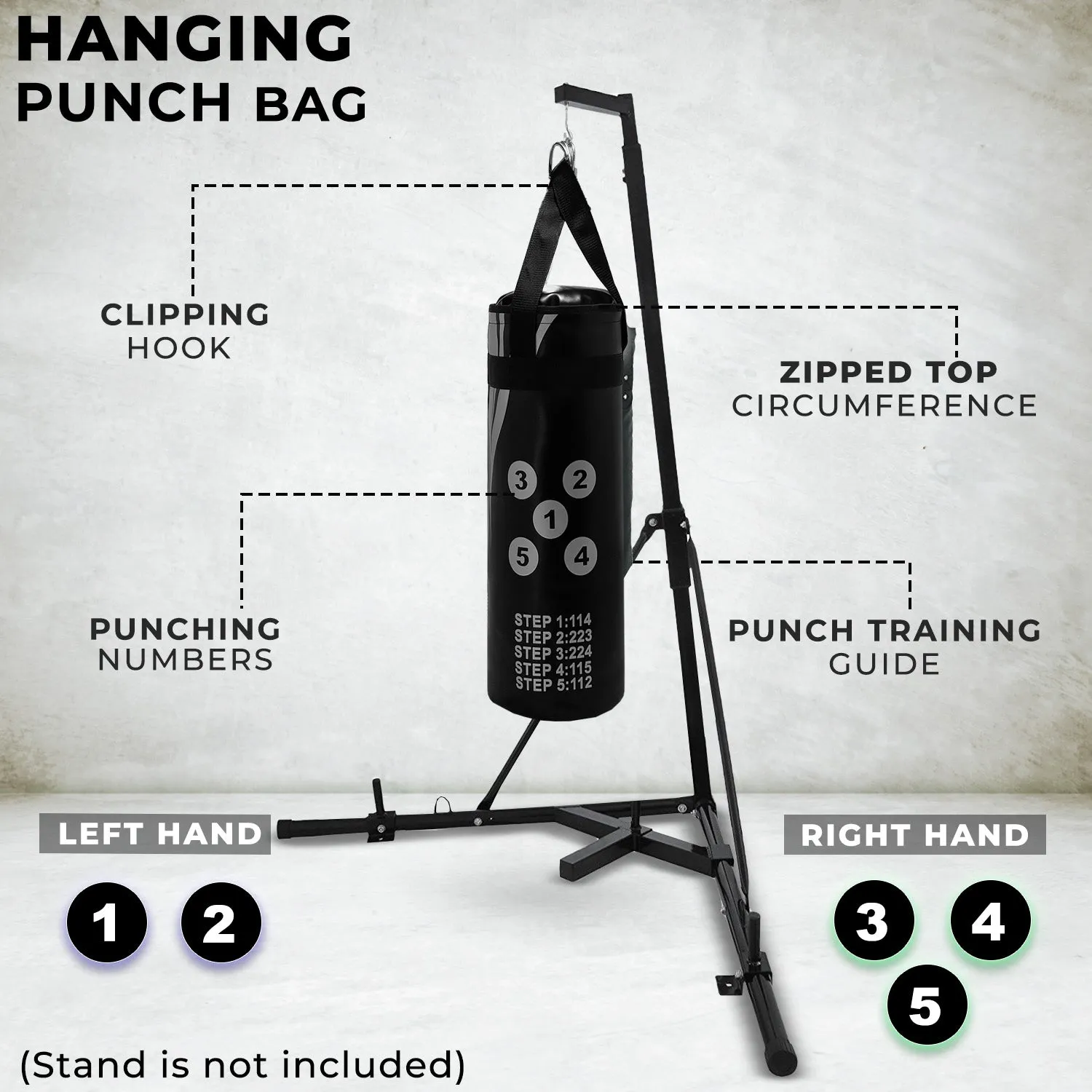 Xn8 Brio Punch Bag 3ft