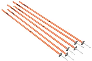 Yellow Rugby Coaching Sticks