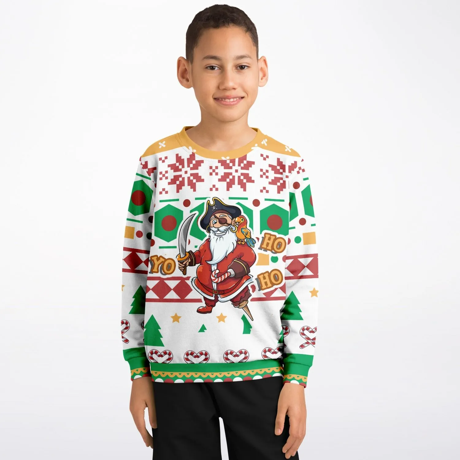 Yo Ho Ho - Athletic Kids/Youth Sweatshirt