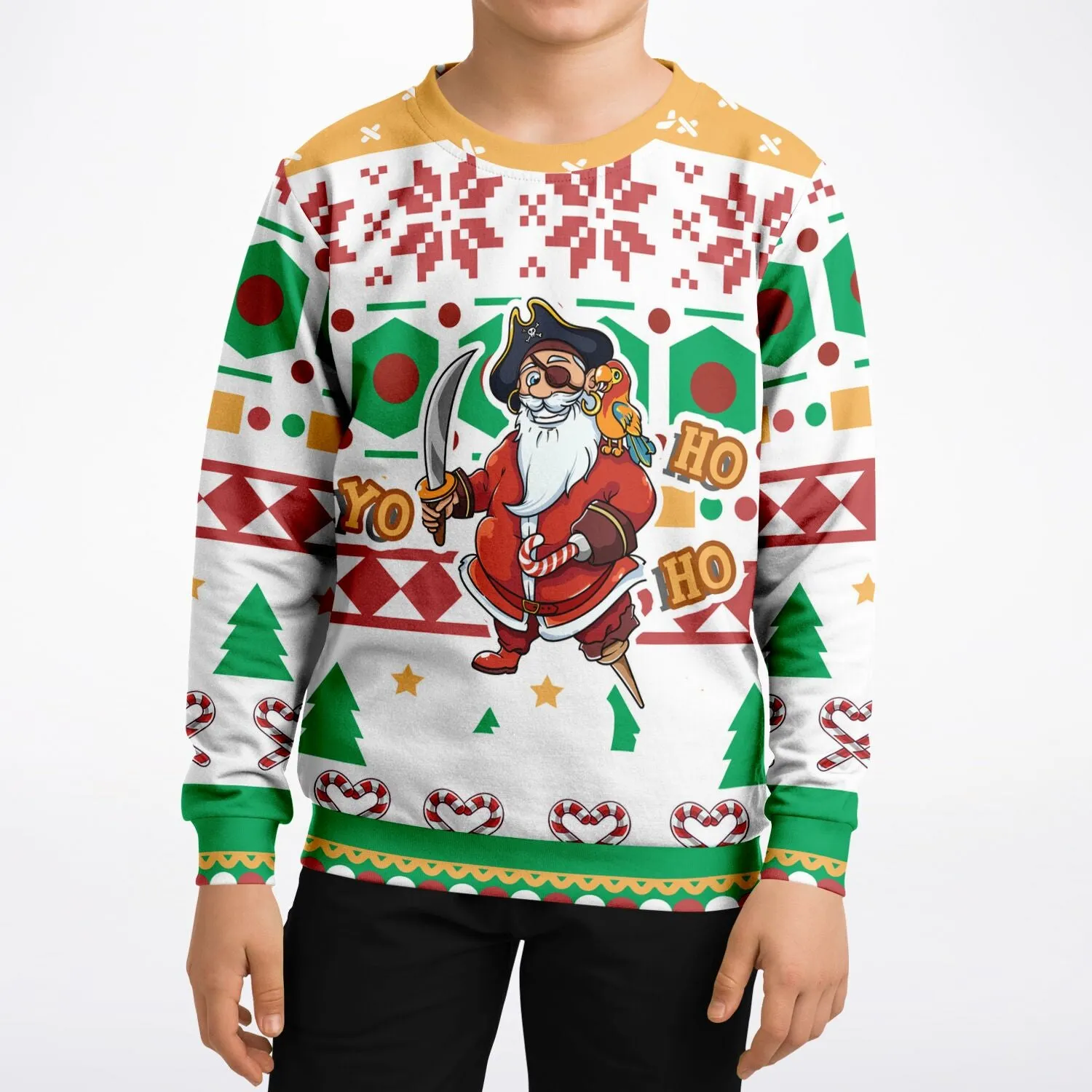 Yo Ho Ho - Athletic Kids/Youth Sweatshirt